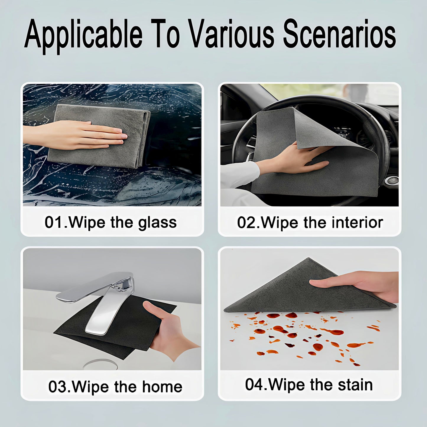 Ultra Absorbent Magic Cleaning Cloth 🧼✨(Buy 5 Get 5 Free🔥🔥)