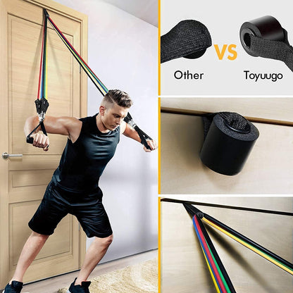 ✨11 Pcs Resistance Band Set for Heavy Workout | Limited in Stock 🔥🏋🏻